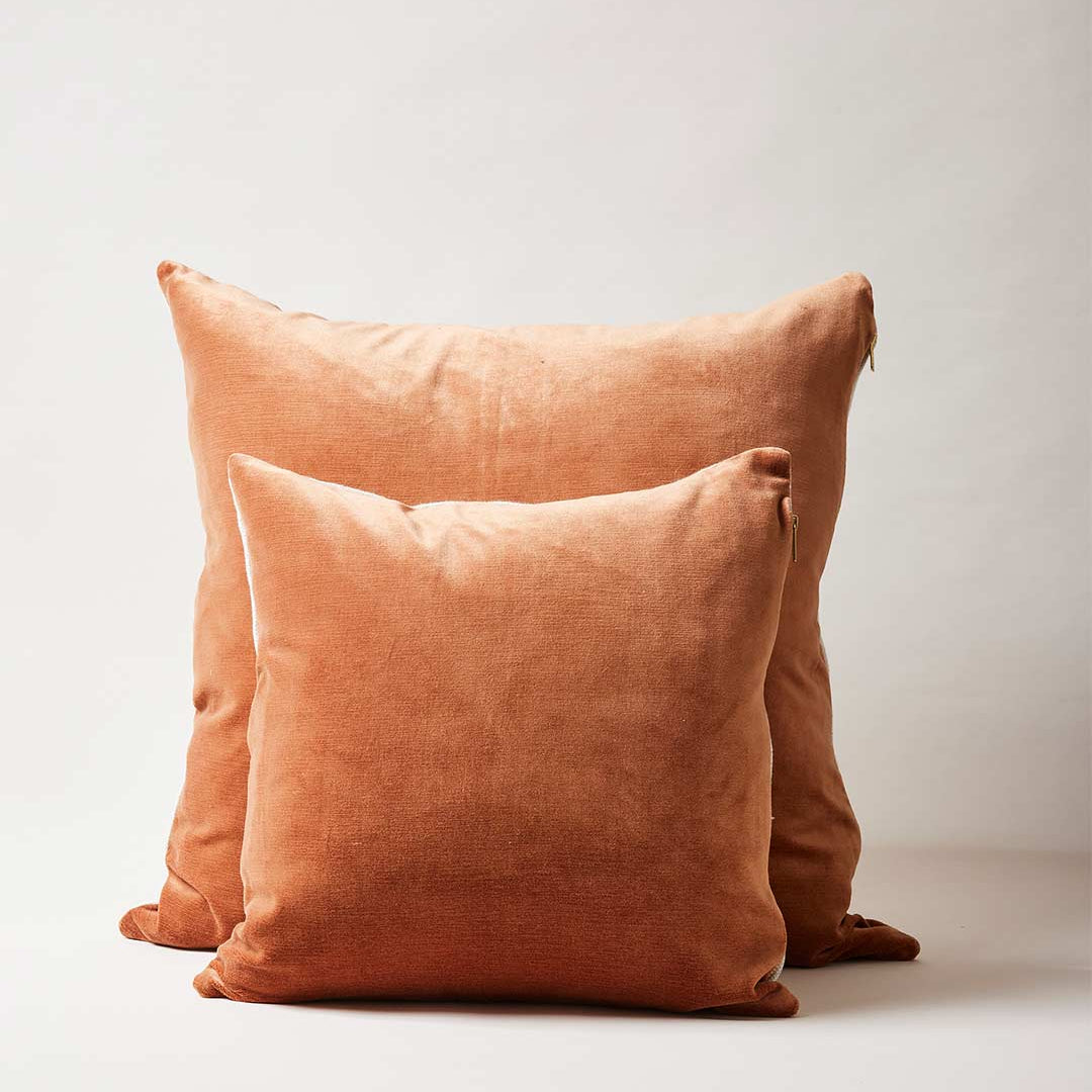 Velvet + Linen Pillows - Joy