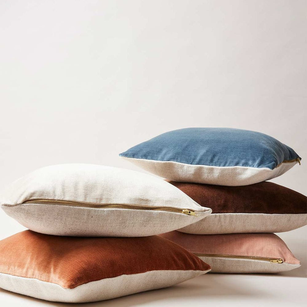 Velvet + Linen Pillows by Farmhouse Pottery - Joy