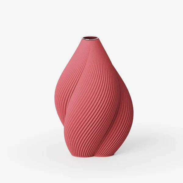 Venus 2 Vase - Ruby Red - Joy