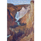 View of the Lower Falls Yellowstone Liberty Puzzle - Joy