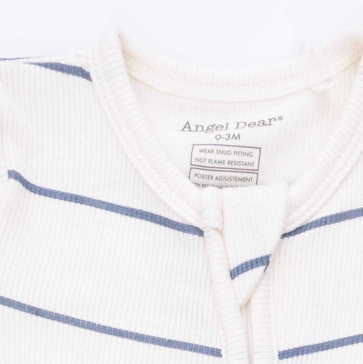 Vintage Stripe 2 Way Zipper Footie - Joy Gift Shoppe