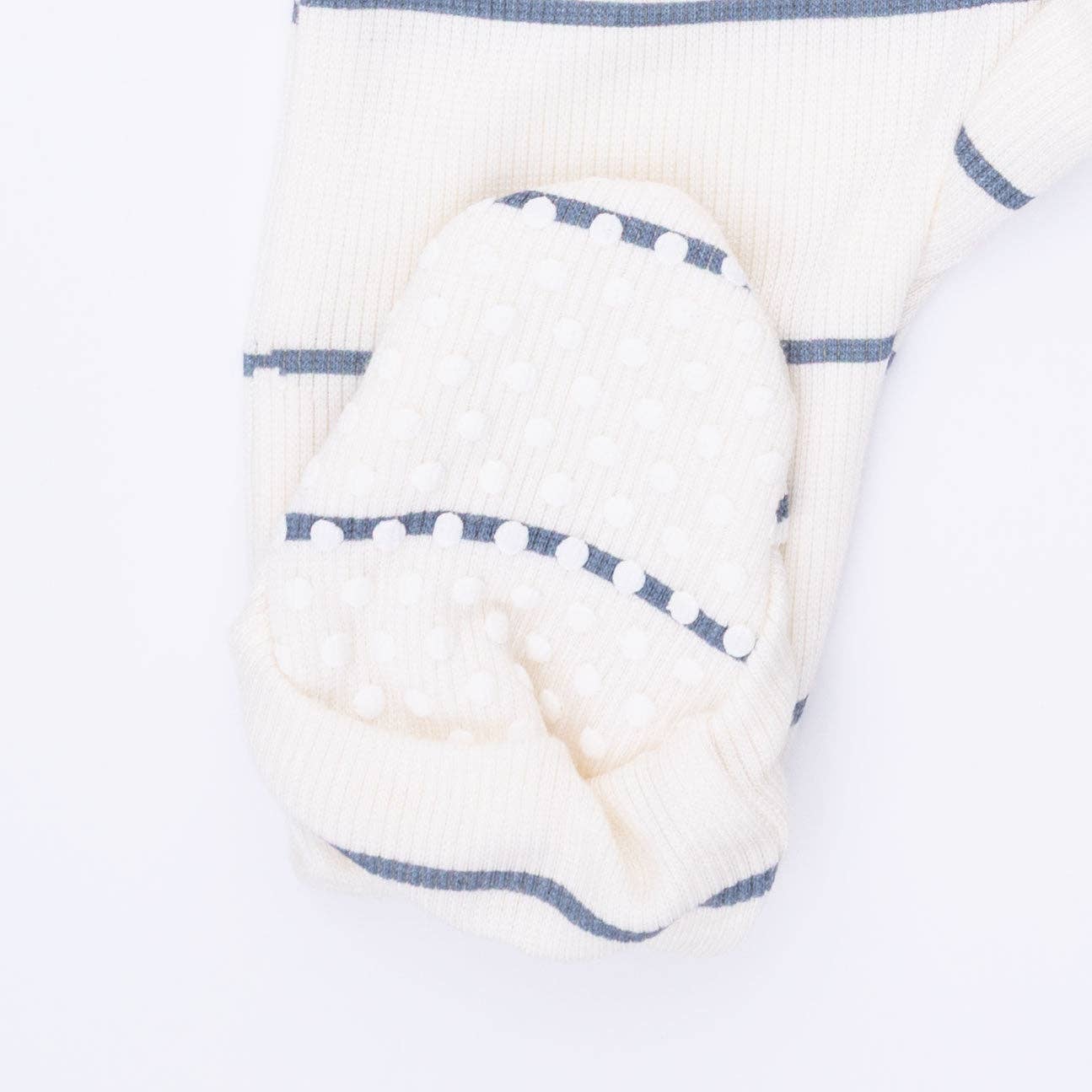 Vintage Stripe 2 Way Zipper Footie - Joy Gift Shoppe