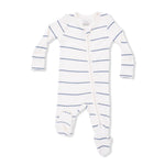 Vintage Stripe 2 Way Zipper Footie - Joy Gift Shoppe