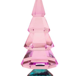 Violet/Petrol Crystal Christmas Tree - Joy
