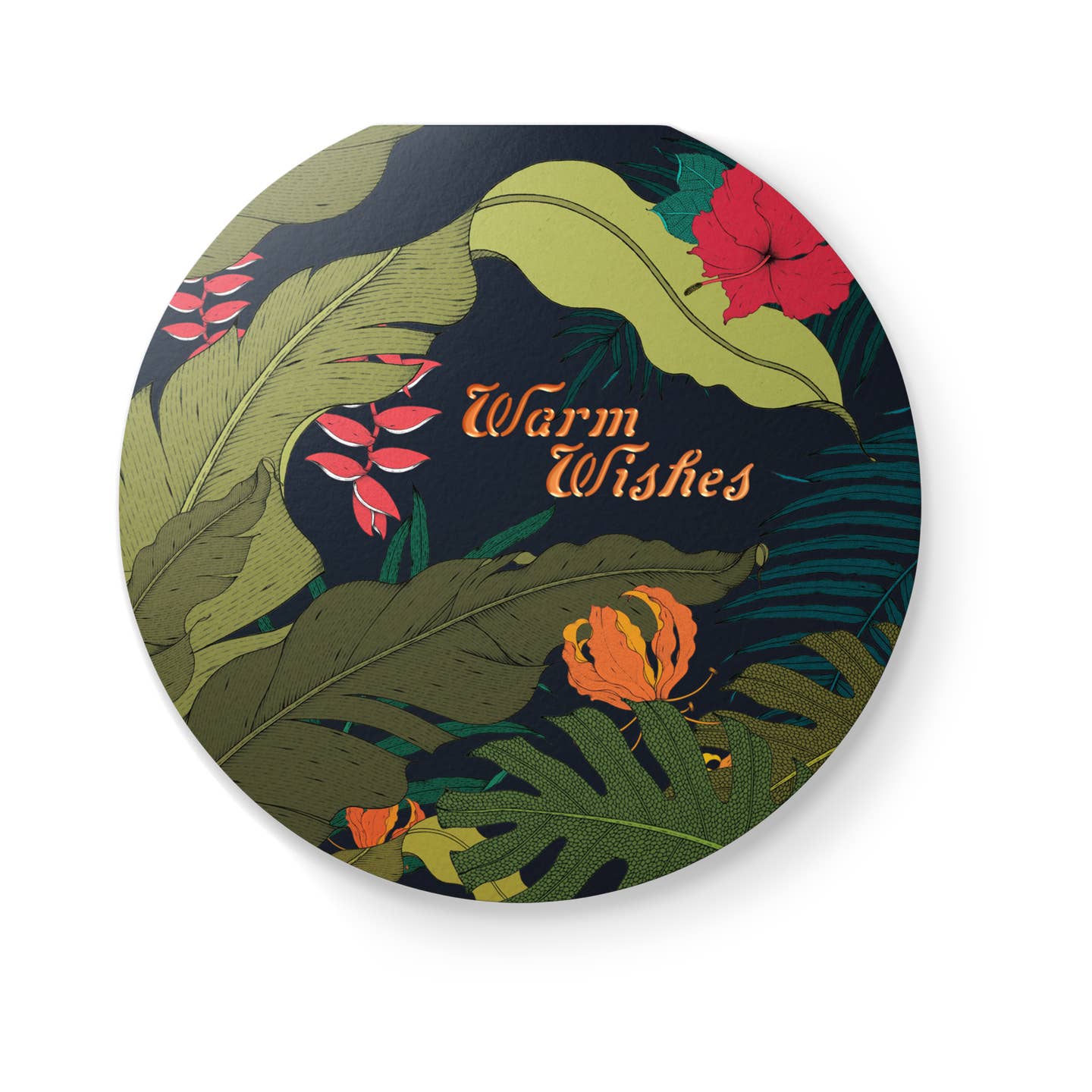 Warm Wishes Clamshell Card - Joy
