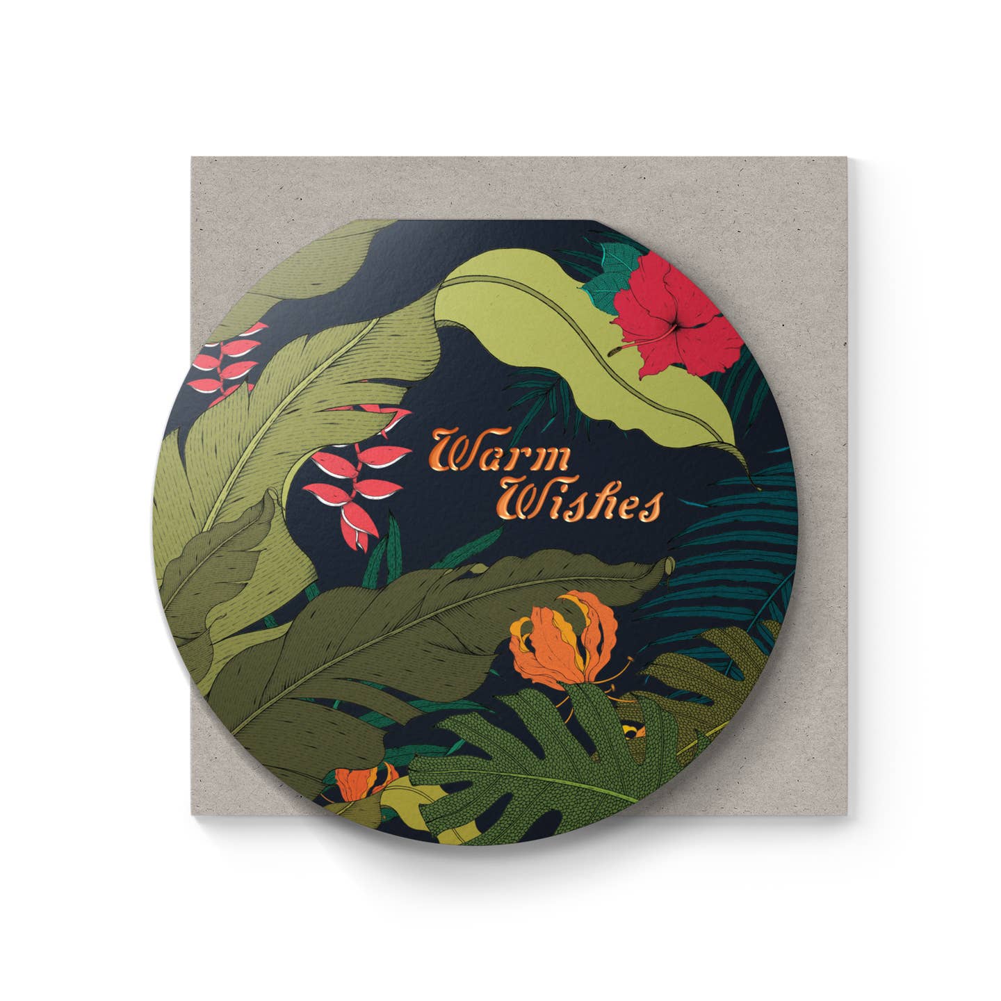 Warm Wishes Clamshell Card - Joy