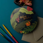 Warm Wishes Clamshell Card - Joy