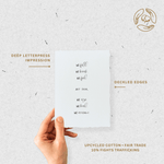 We Fall We Rise | Sympathy Eco - Friendly Greeting Card - Joy