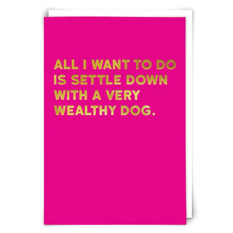 Wealthy Greeting Card - Joy