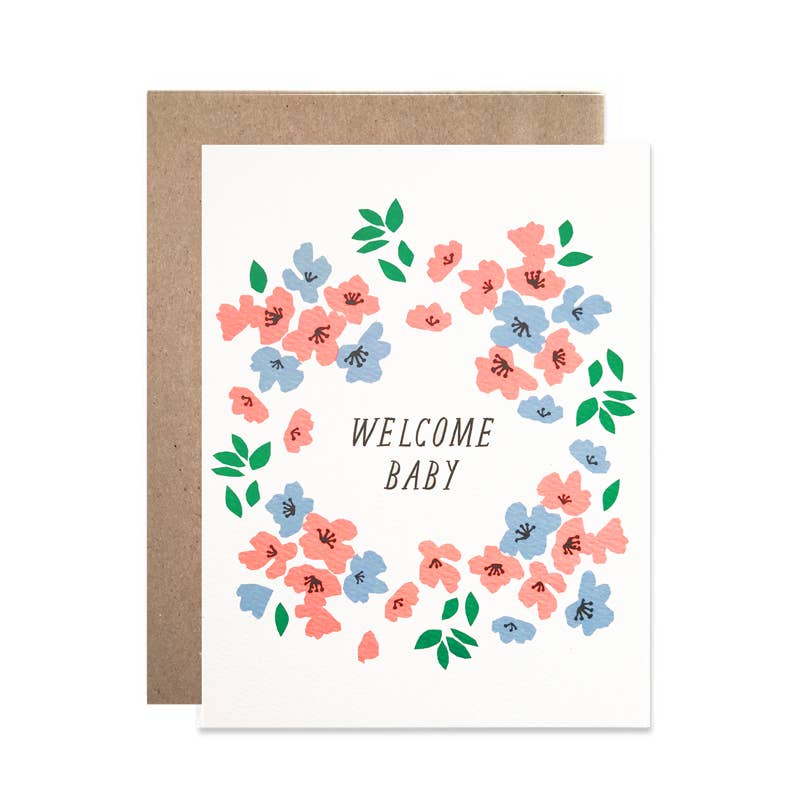 Welcome Baby Wreath - Joy