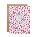Welcome Little One Scattered Flowers - Joy