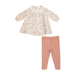 Western Floral dress and leggings set - Joy