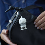 White Bumble Bag Charm - Joy