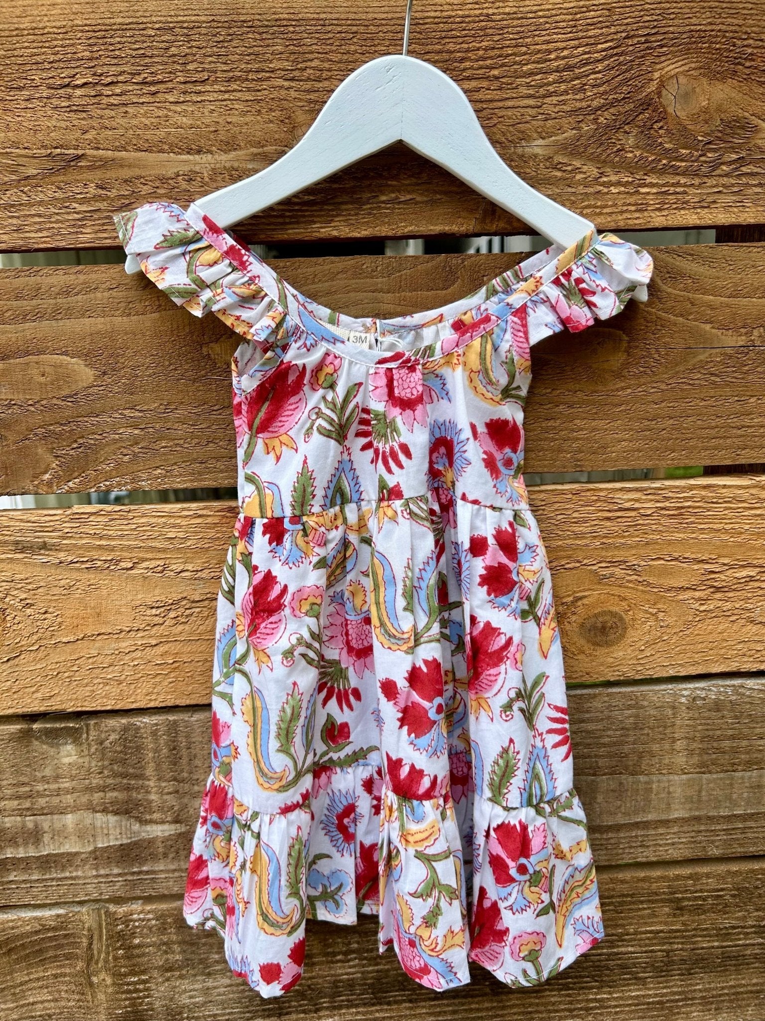 White Floral Maxi Dress - Joy Gift Shoppe