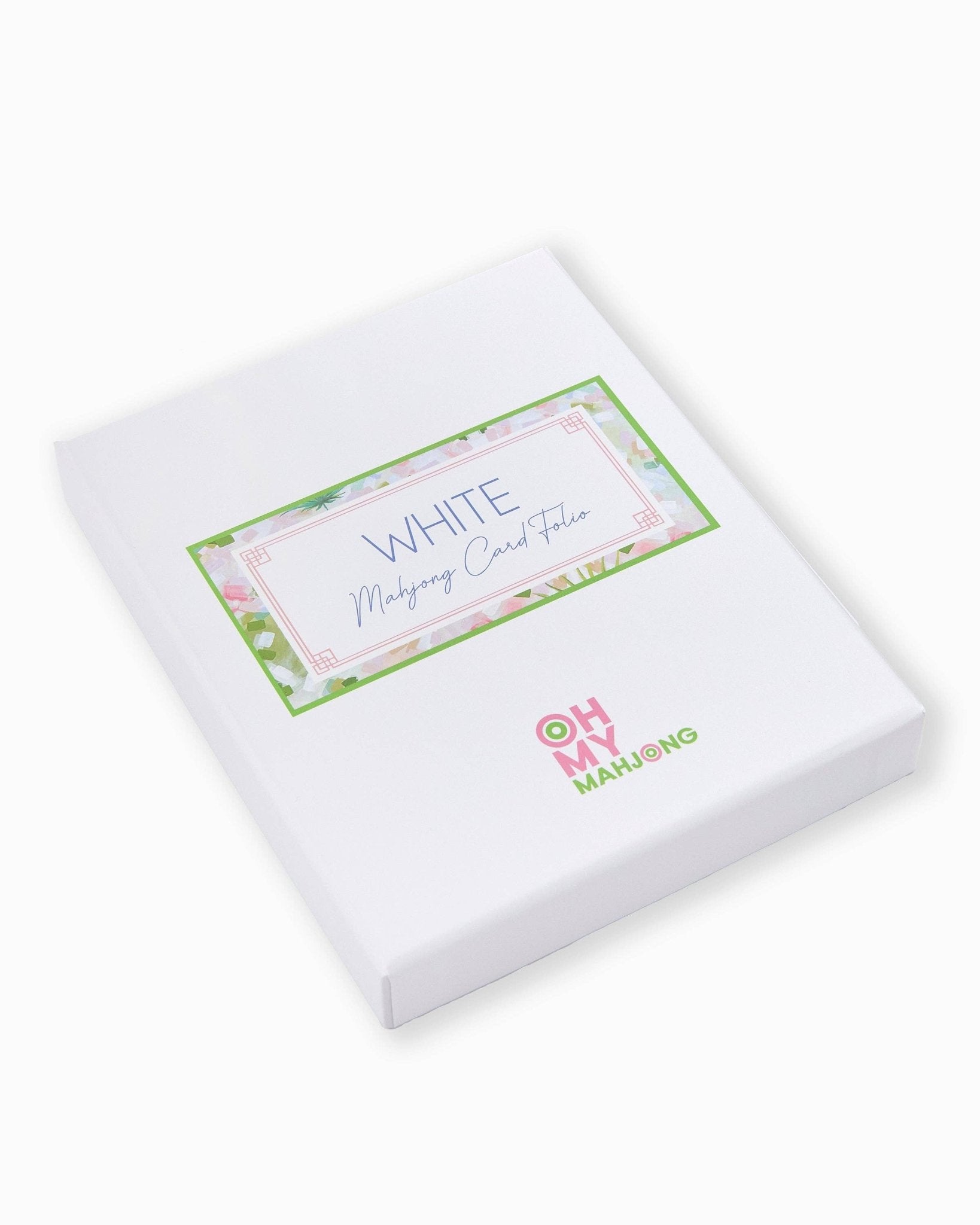 White Mahjong Card Folio - Joy Gift Shoppe