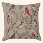 Winter Birds Pillow - Joy