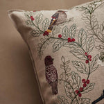 Winter Birds Pillow - Joy
