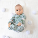 Winter Fun Skiers - 2 Way Zipper Romper 18 - 24M - Joy