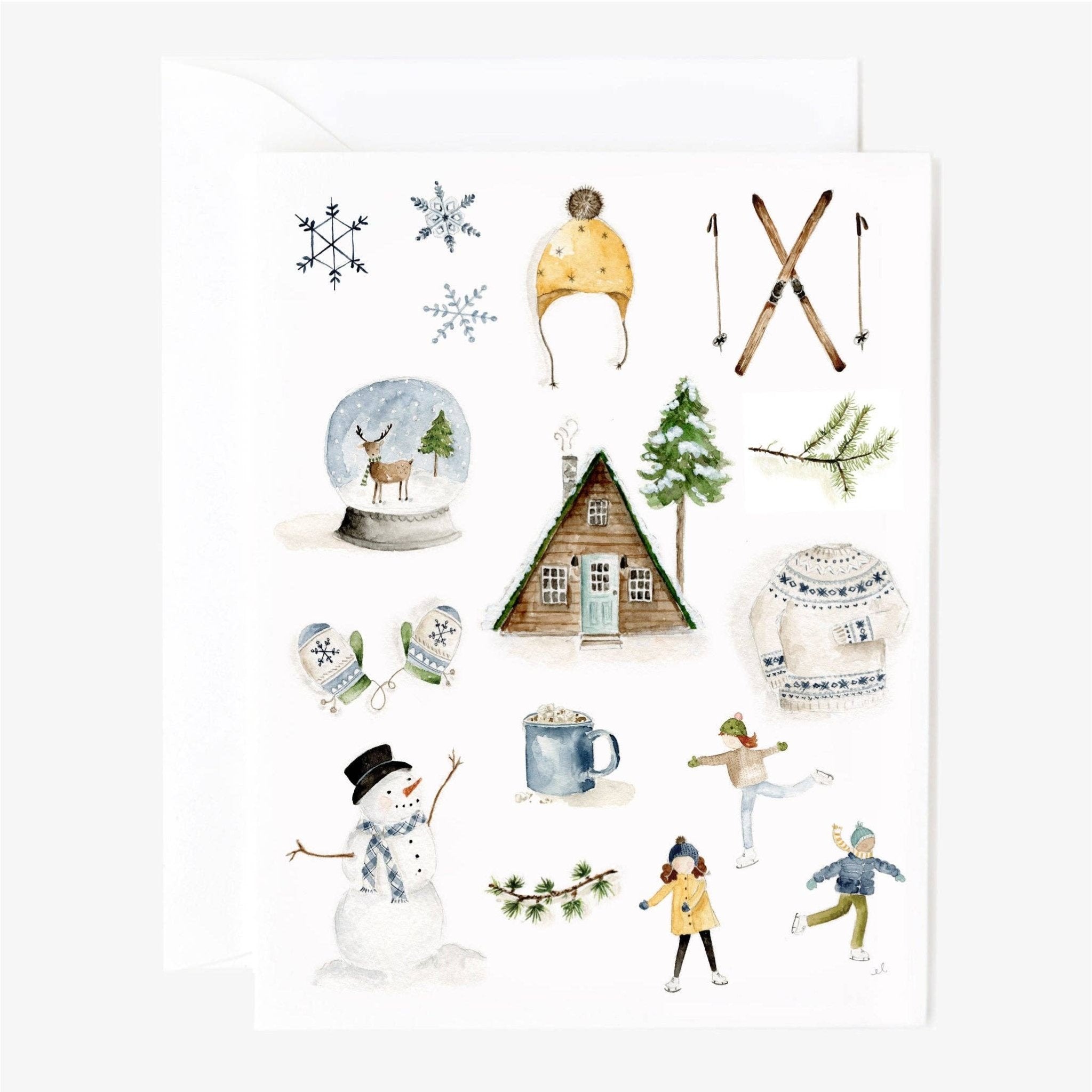 Winter Notecards - Joy