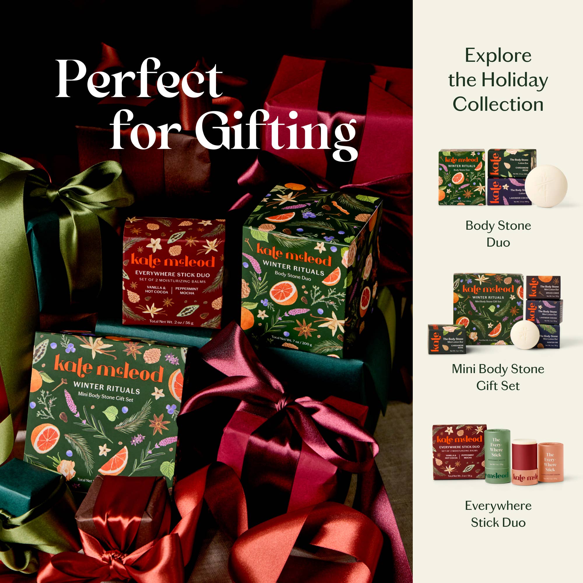 Winter Rituals Mini Body Stone Gift Set - Joy