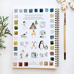Winter Watercolor Workbook - Joy