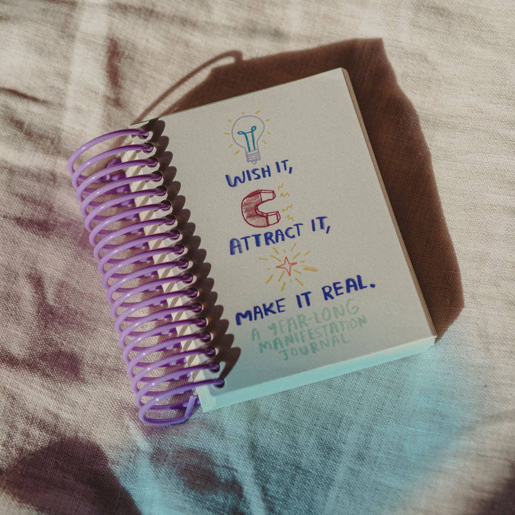 Wish It, Attract It, Make It Real - A Manifestation Journal - Joy Gift Shoppe
