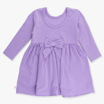 Wisteria Purple Knit LS Twirl Dress | 12 - 18M - Joy