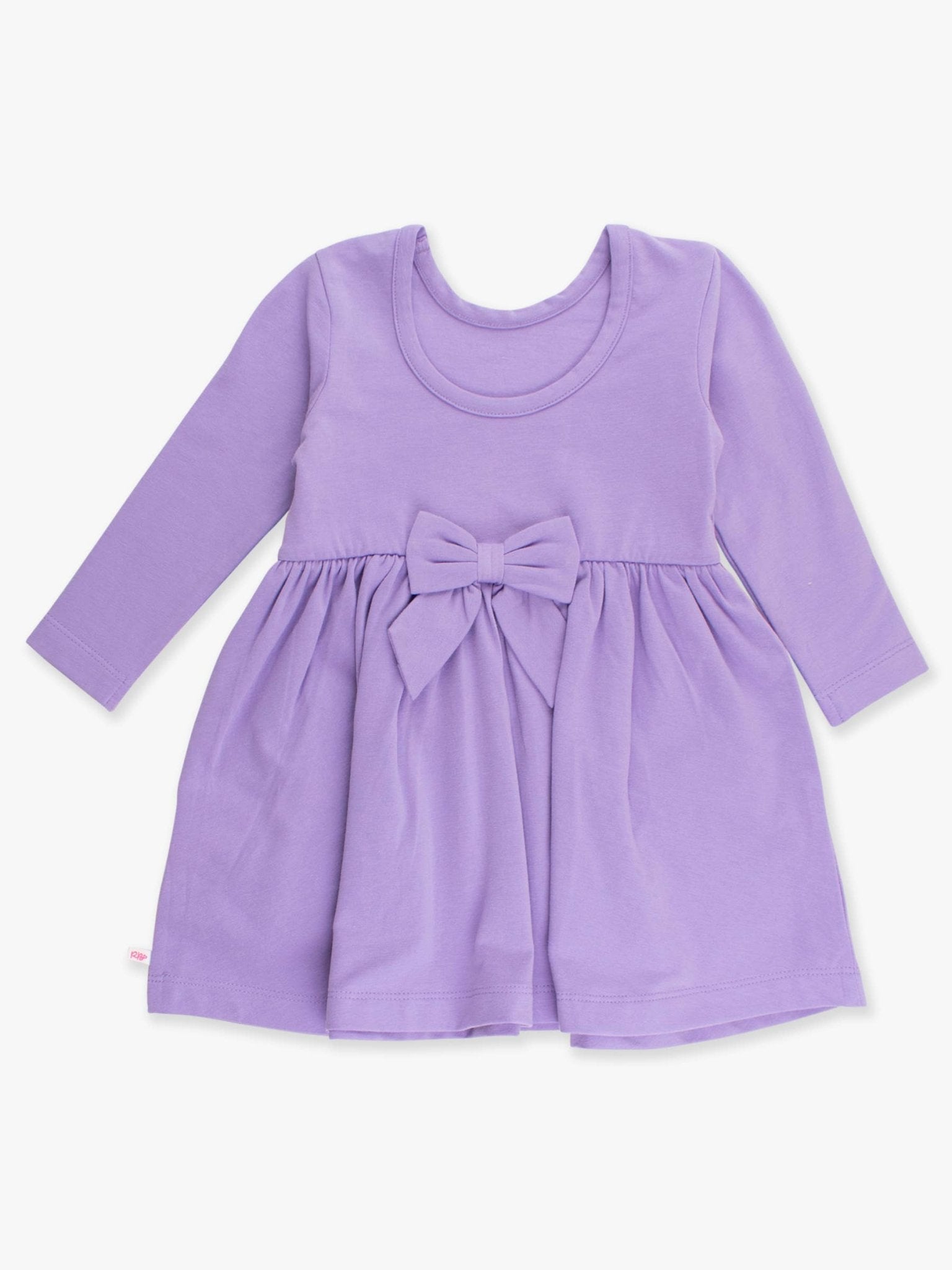 Wisteria Purple Knit LS Twirl Dress | 12 - 18M - Joy