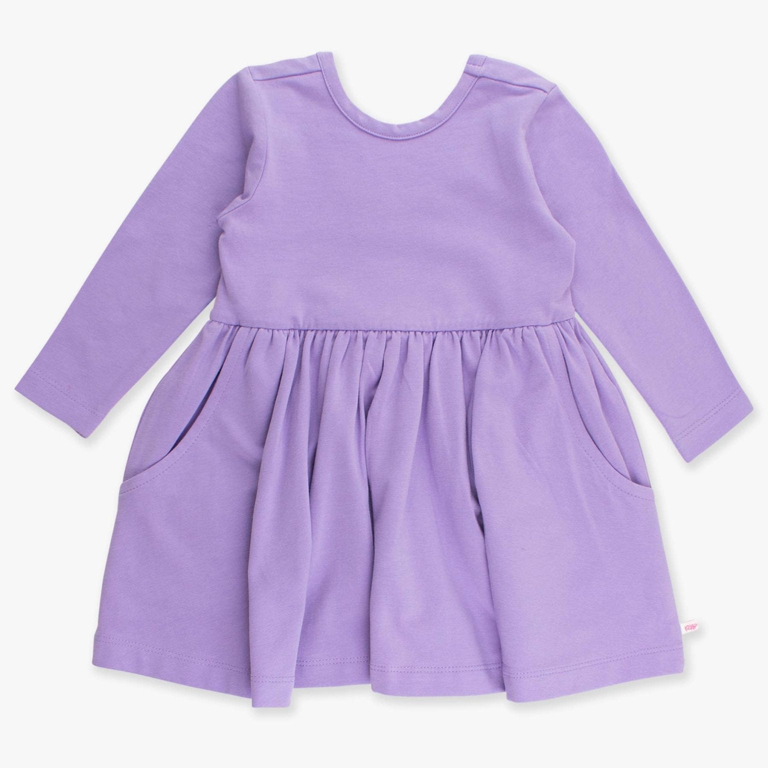 Wisteria Purple Knit LS Twirl Dress | 6Y - Joy