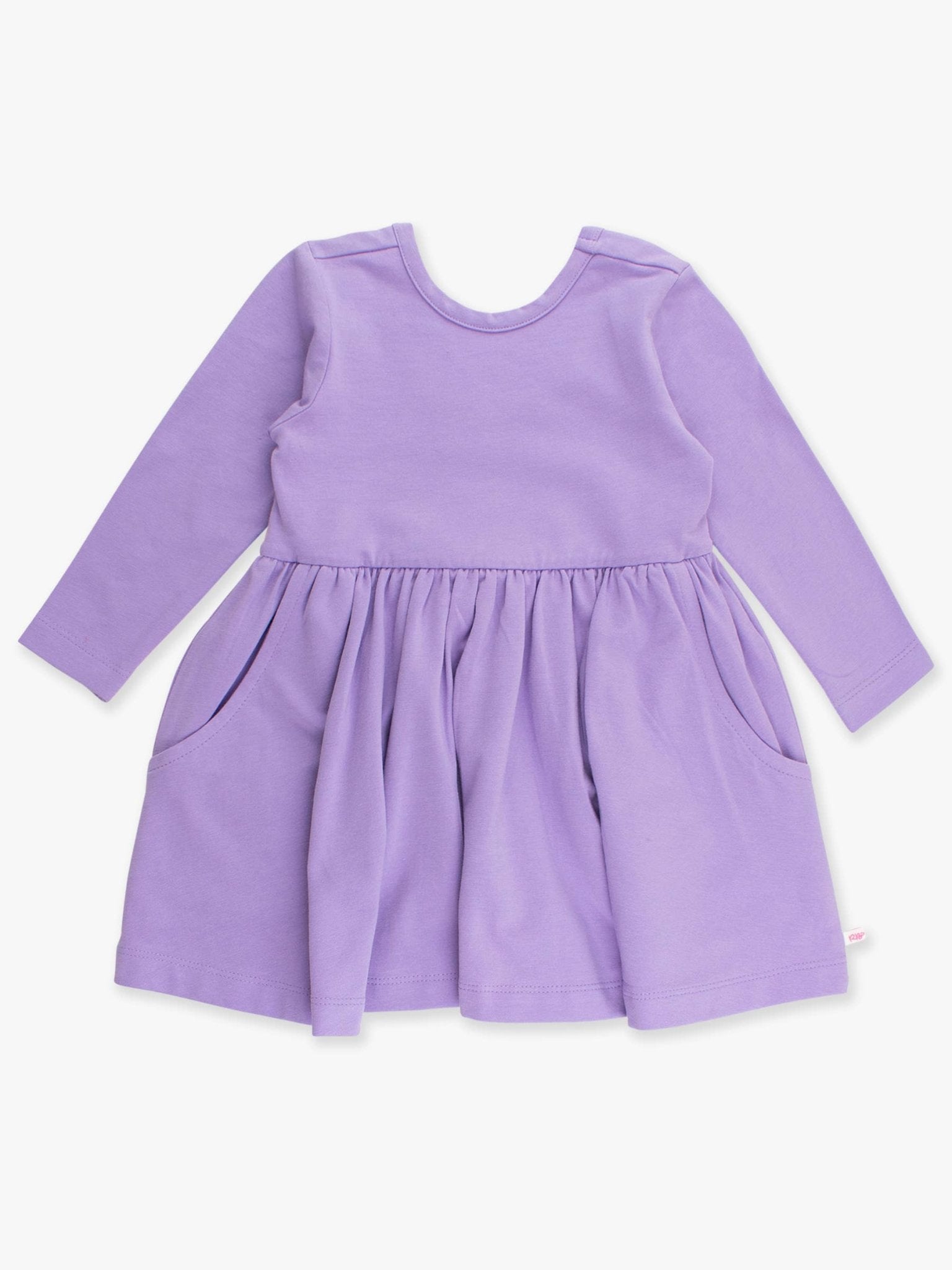 Wisteria Purple Knit LS Twirl Dress | 6Y - Joy