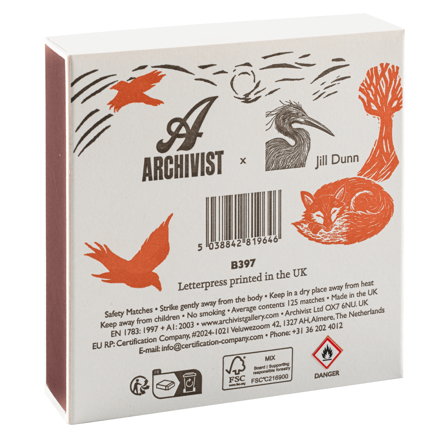 Woodland Fox Matches - Joy Gift Shoppe
