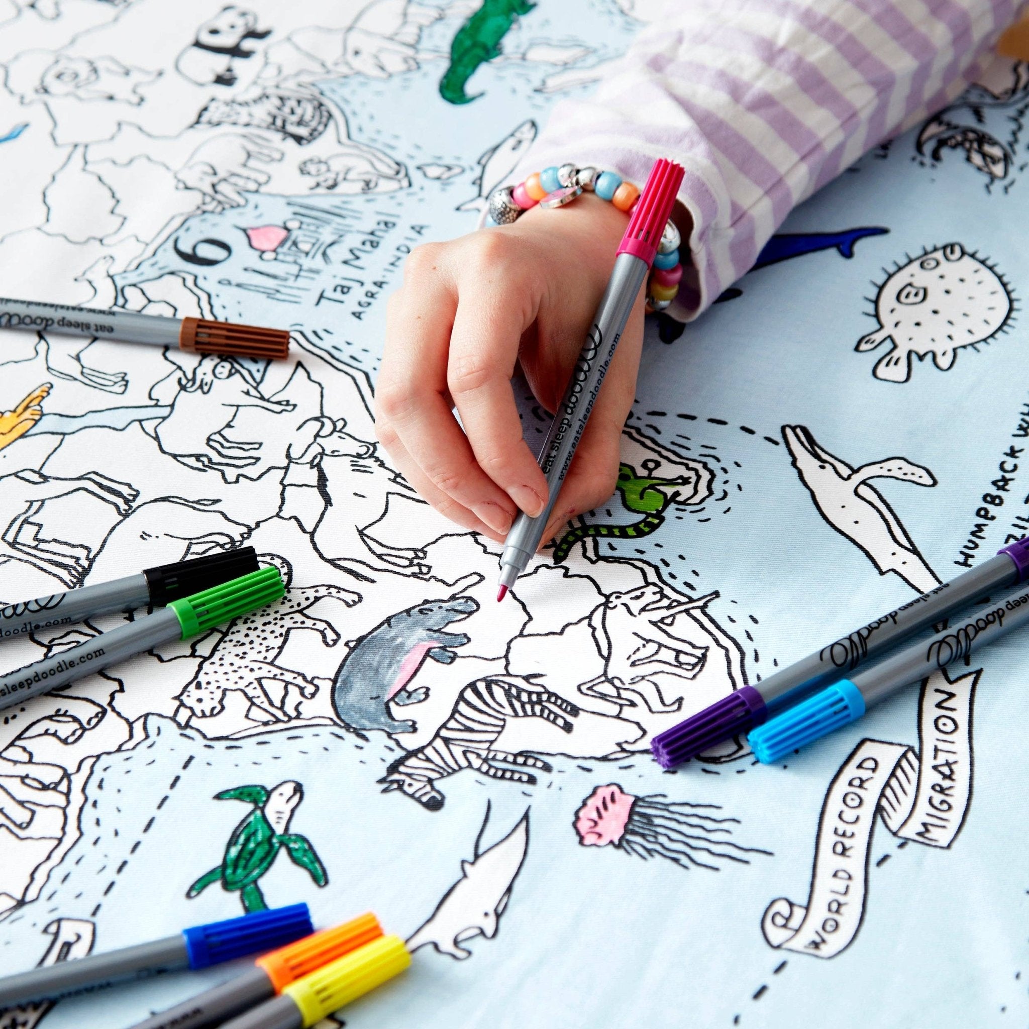 World Map Tablecloth - Joy Gift Shoppe