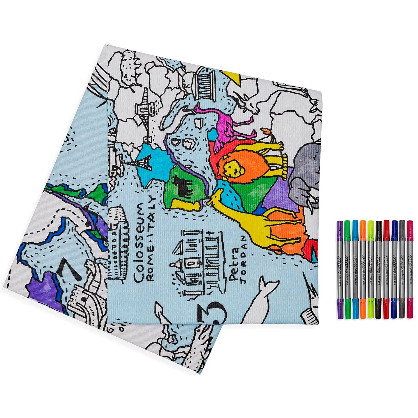 World Map Tablecloth - Joy Gift Shoppe