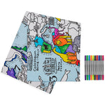 World Map Tablecloth - Joy Gift Shoppe