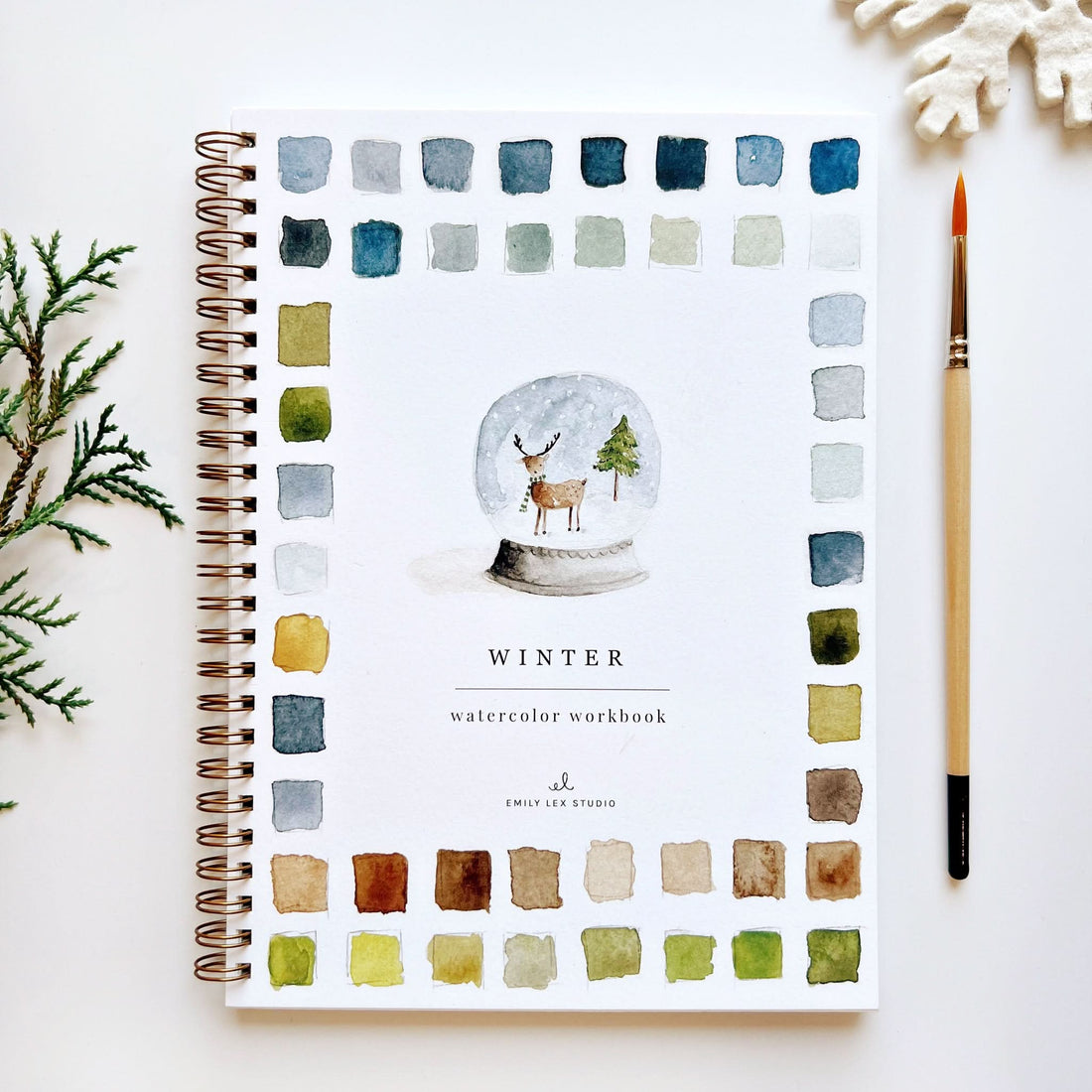 Emily Lex watercolor workbooks