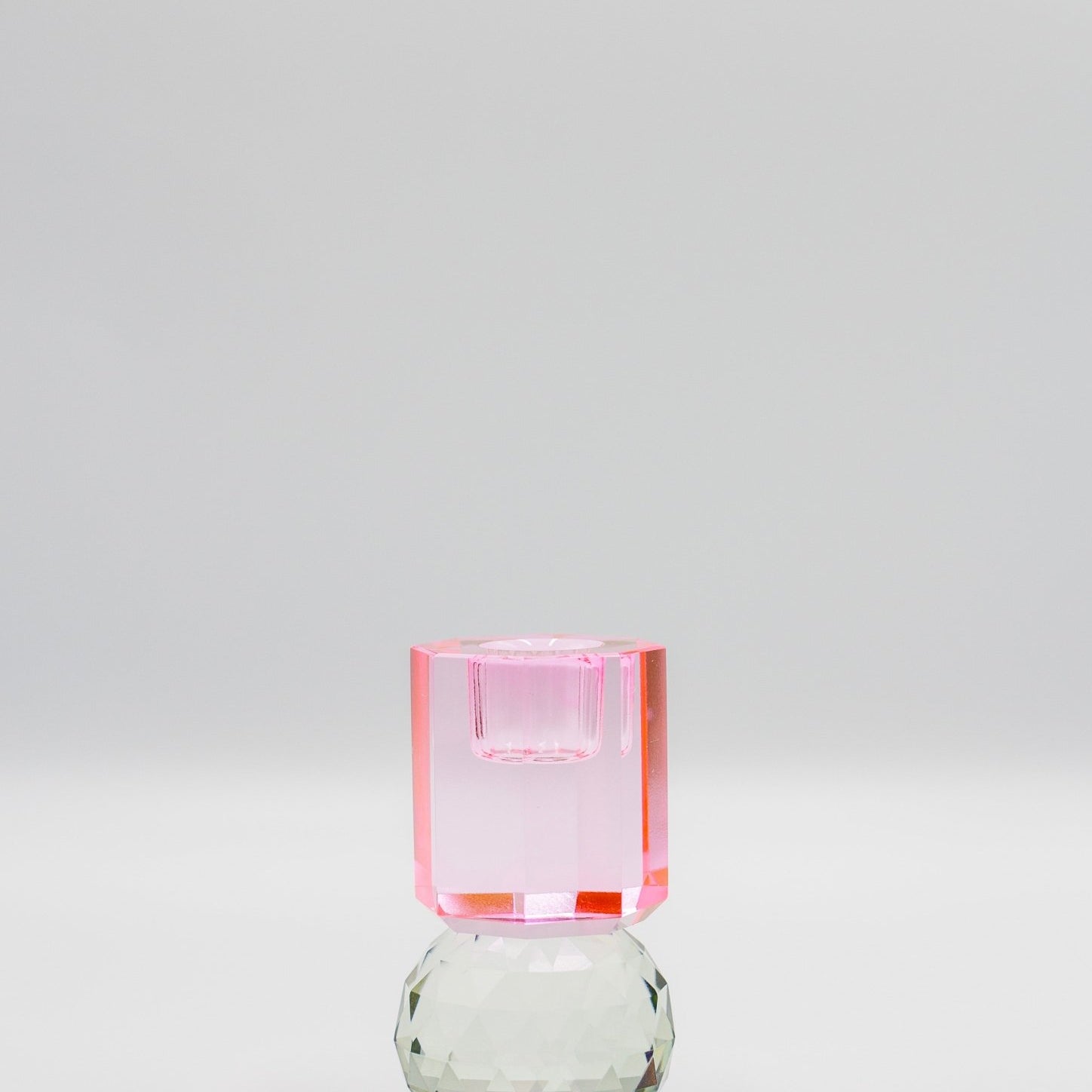 2 Tier Prism Crystal Candle Holder - Joy