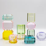 2 Tier Prism Crystal Candle Holder - Joy