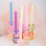2 Tier Prism Crystal Candle Holder - Joy
