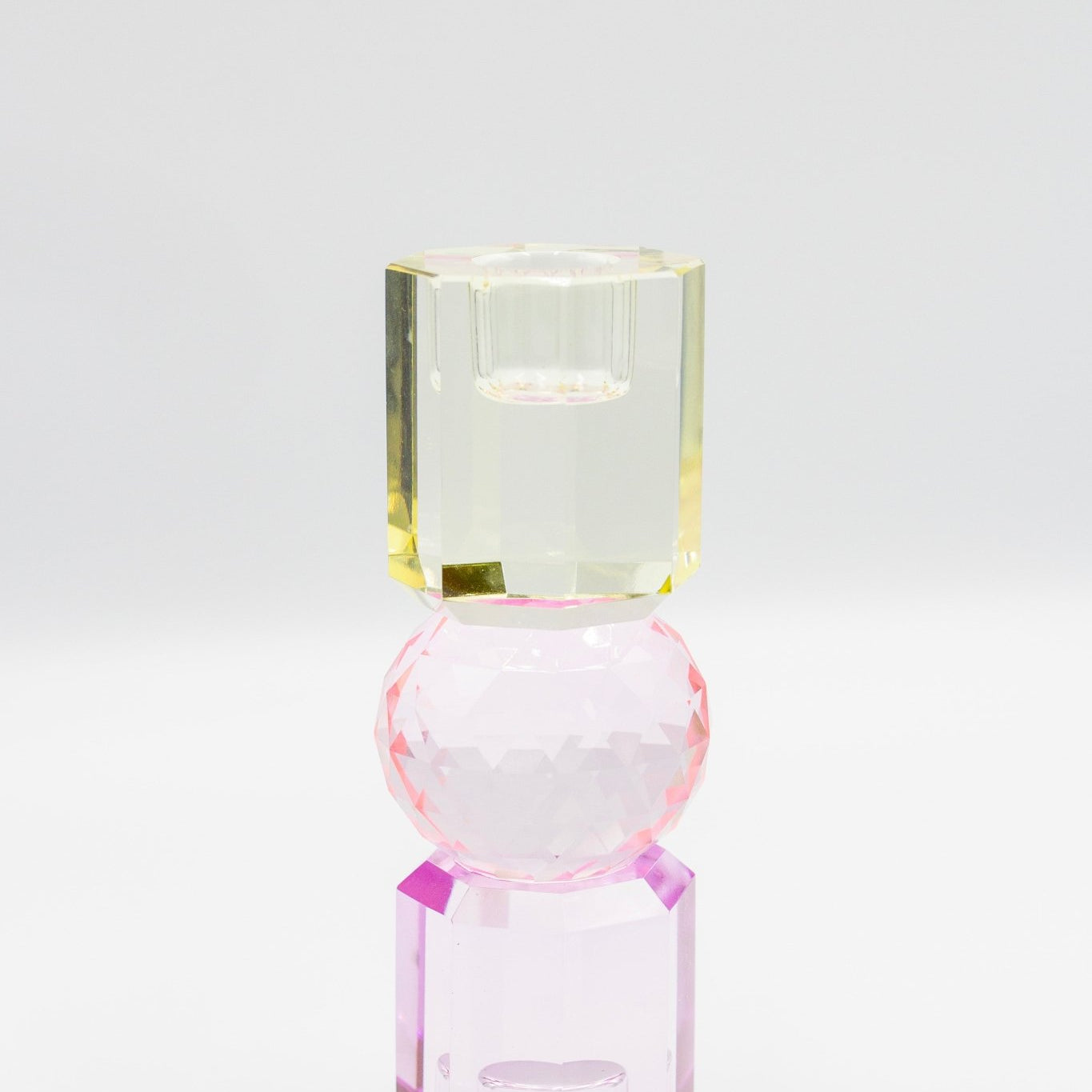 3 Tier Medium Crystal Candle Holder - Joy