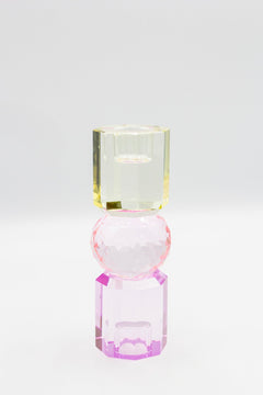 3 Tier Medium Crystal Candle Holder - Joy