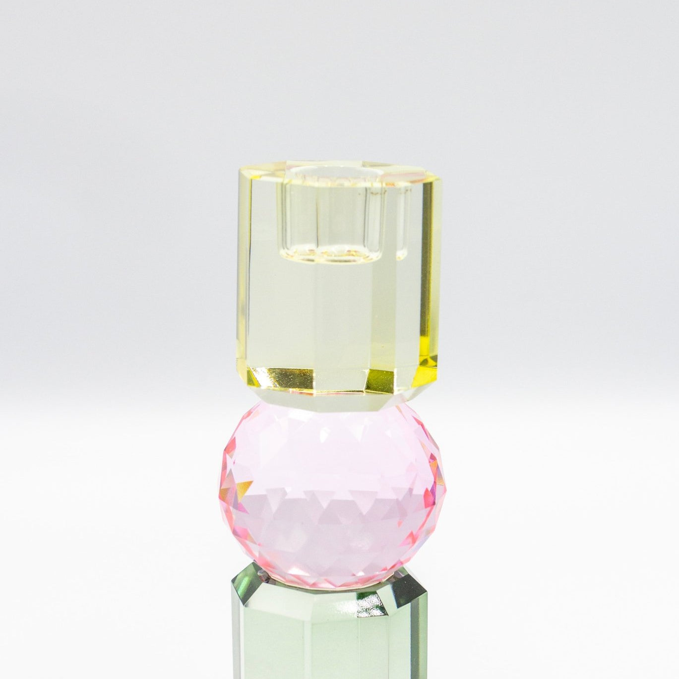 3 Tier Medium Crystal Candle Holder - Joy
