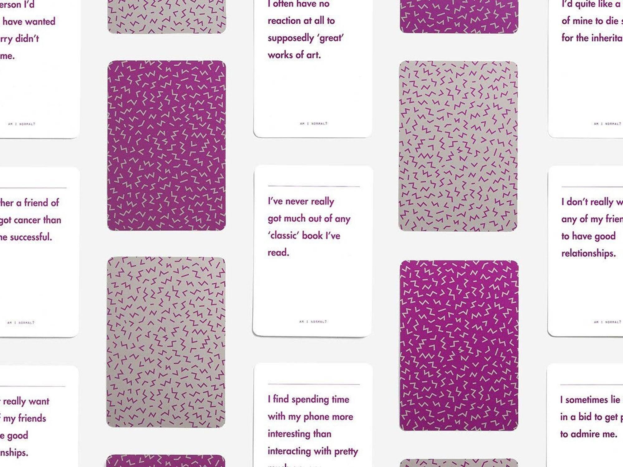 "Am I normal?" Card Set - Joy