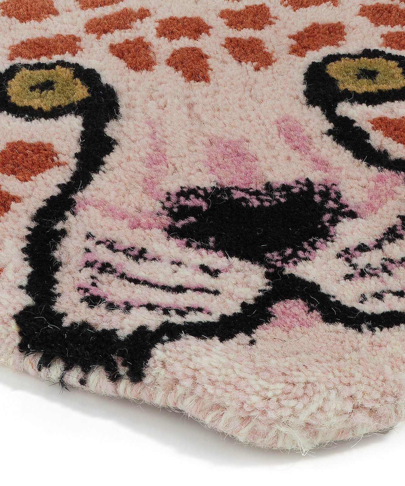 Animal Head Rug Cushion - Joy