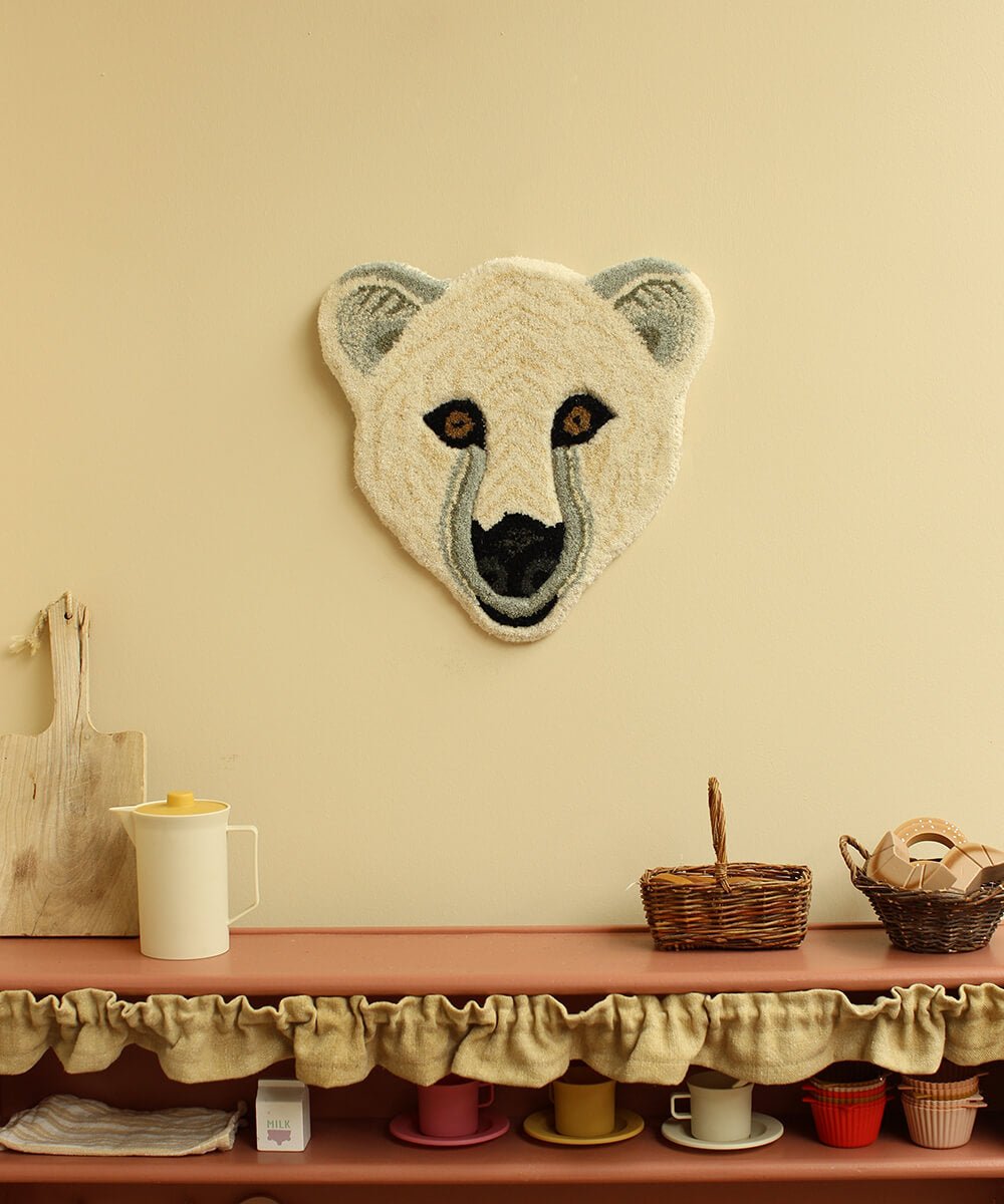 Animal Head Rug Cushion - Joy