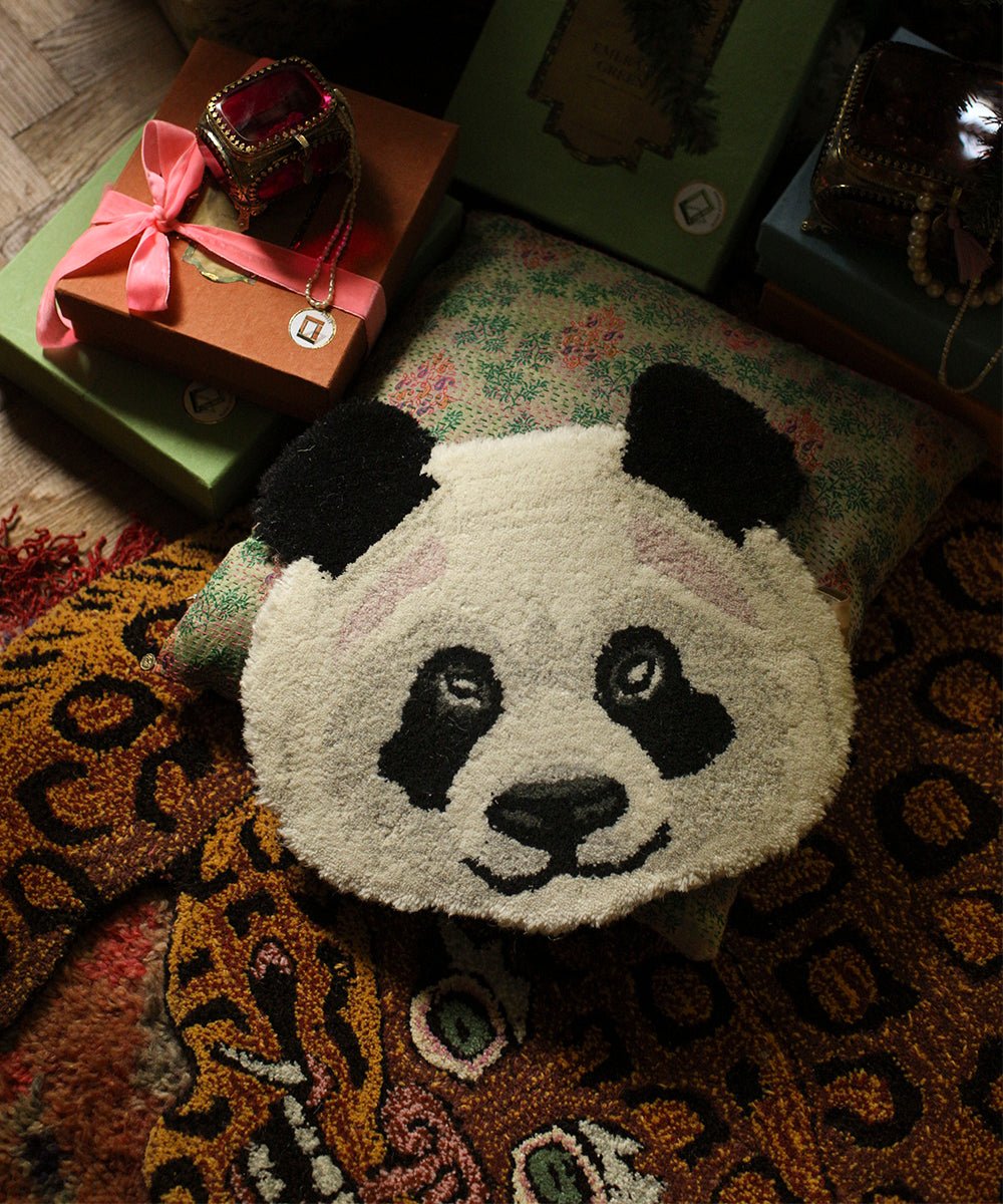 Animal Head Rug Cushion - Joy