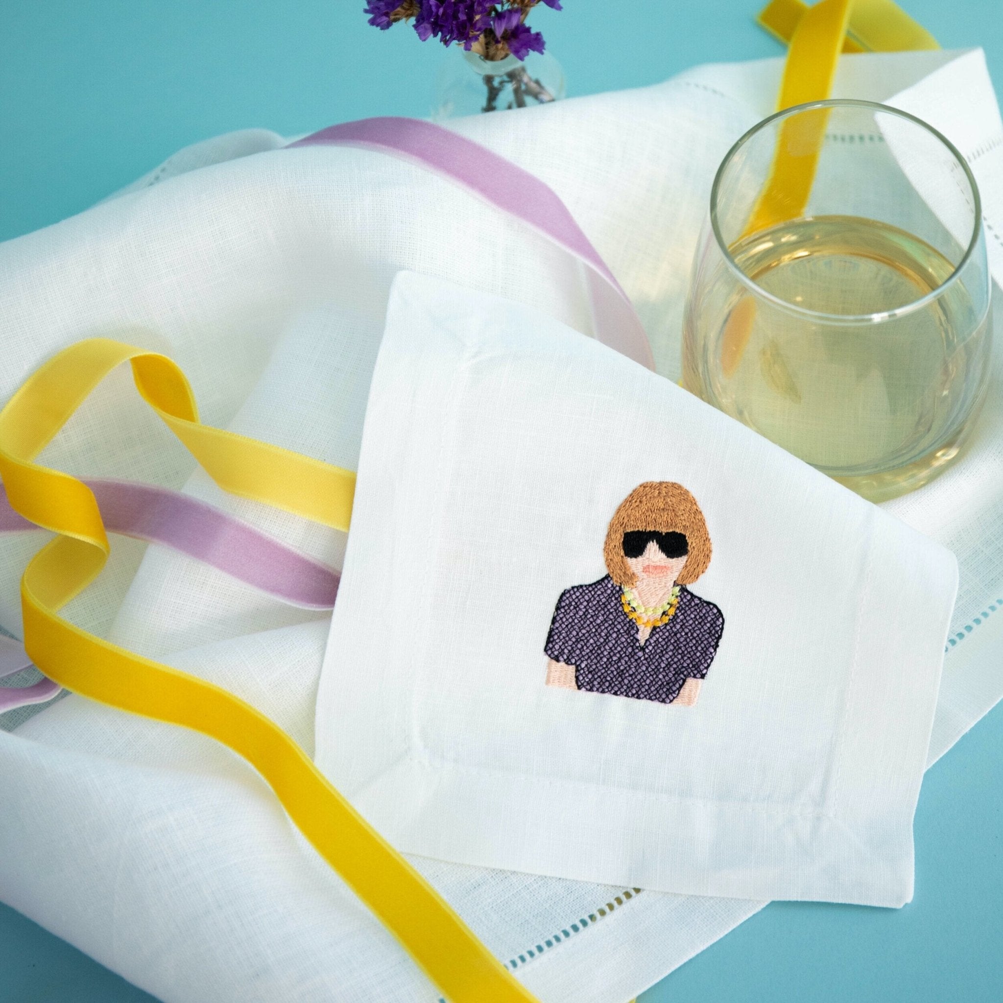 Anna Wintour Cocktail Napkin - Joy