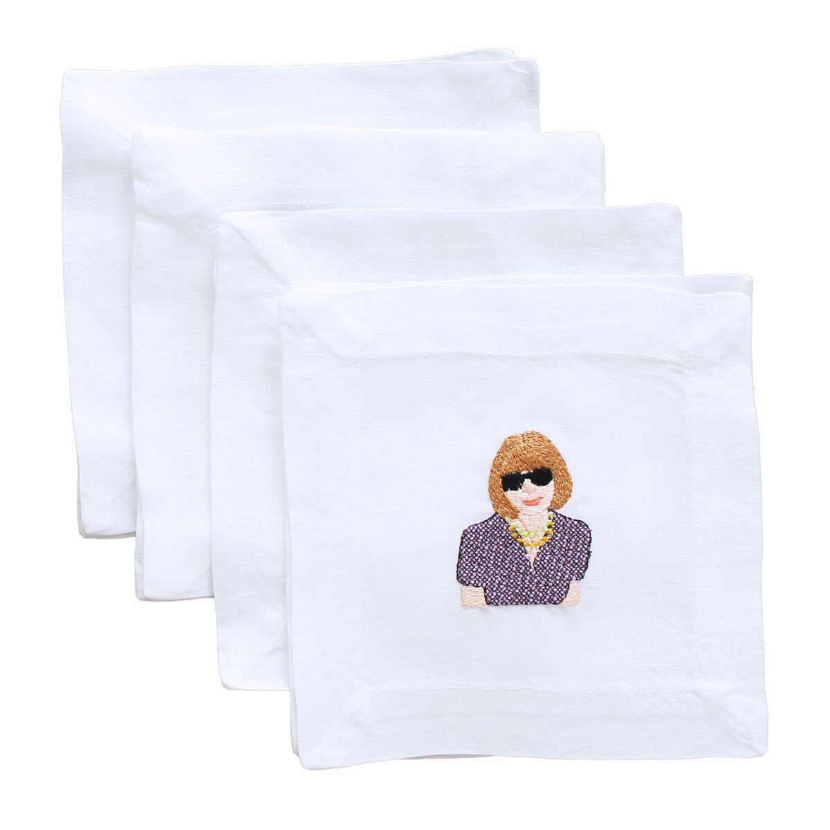 Anna Wintour Cocktail Napkin - Joy