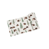 Brown Bears Swaddle Blanket - Joy