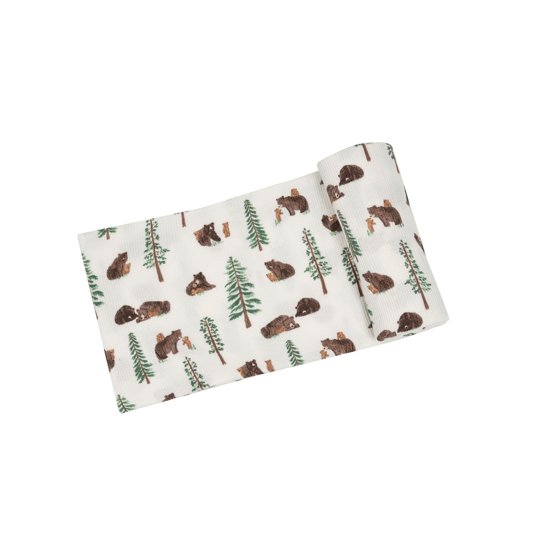 Brown Bears Swaddle Blanket - Joy