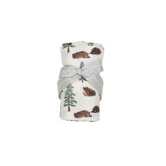 Brown Bears Swaddle Blanket - Joy